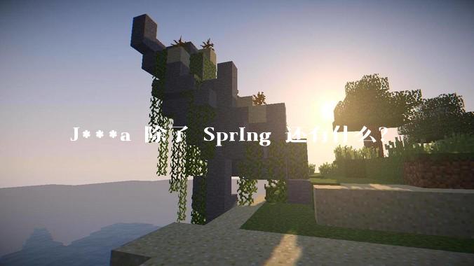 J***a 除了 Spring 还有什么？