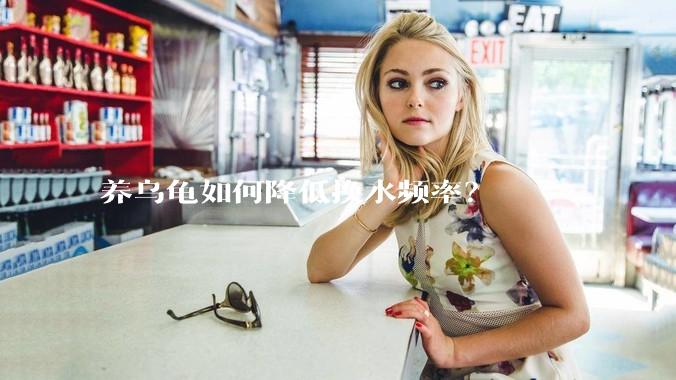 养乌龟如何降低换水频率？